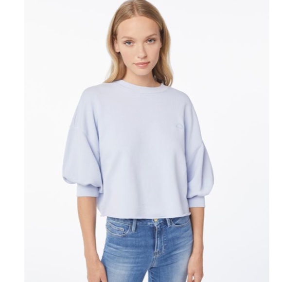 Frame Denim Sweaters - FRAME Swingy Organic Cotton Pullover Sweatshirt